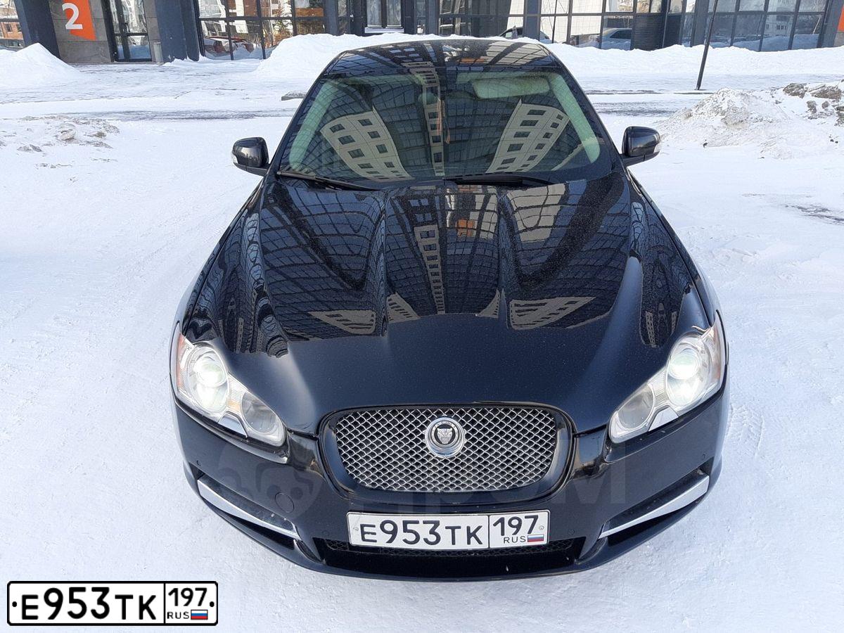 Фото автомобиля JAGUAR XF, 2008 — госномер А675ОЕ45. Цвет: ЧЕРНЫЙ