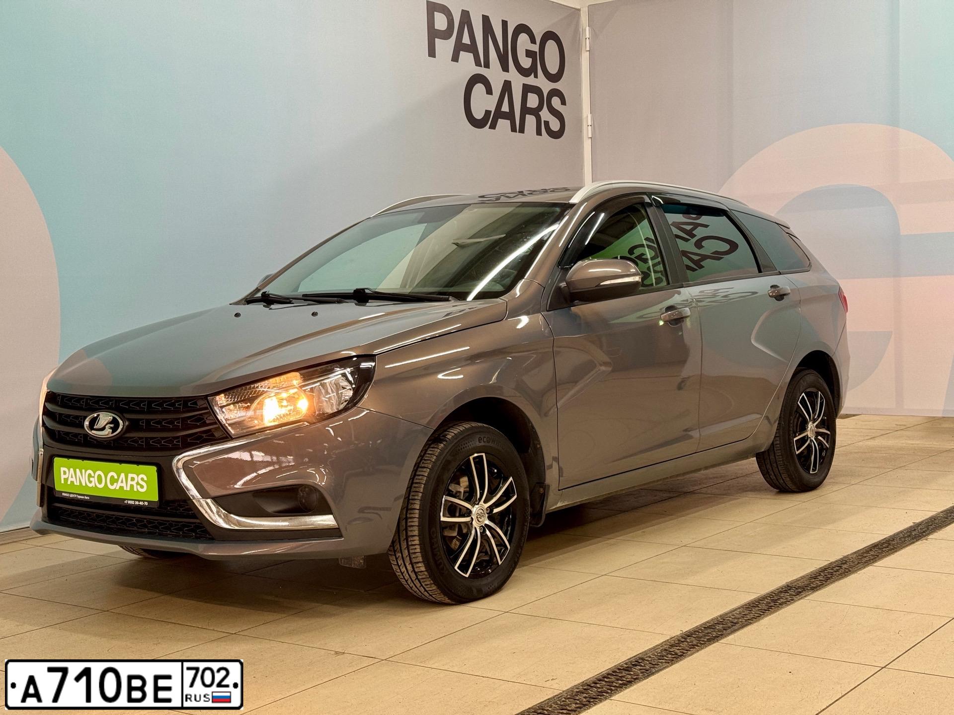 Фото автомобиля LADA VESTA, 2019 — госномер А710ВЕ702. Цвет: СЕРО-ГОЛУБОЙ