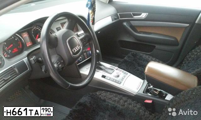Фото автомобиля AUDI A6, 2007 — госномер Н661ТА190. Цвет: ЧЕРНЫЙ