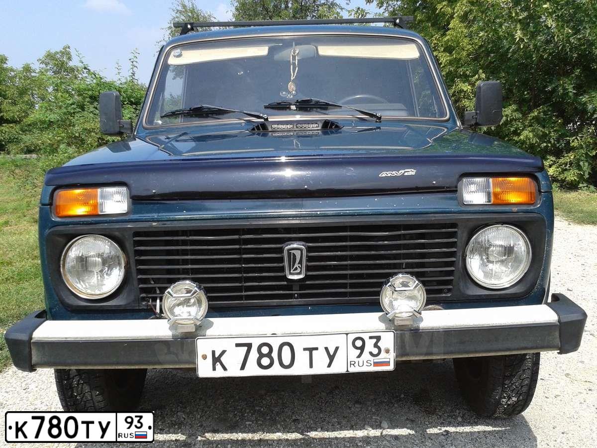 Фото автомобиля LADA 2121 NIVA, 1998 — госномер Т010ОО23. Цвет: Сине-зеленый