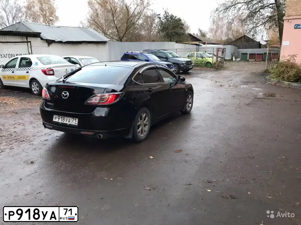 Фото автомобиля MAZDA 6, 2007 — госномер К696СТ71. Цвет: ЧЕРНЫЙ