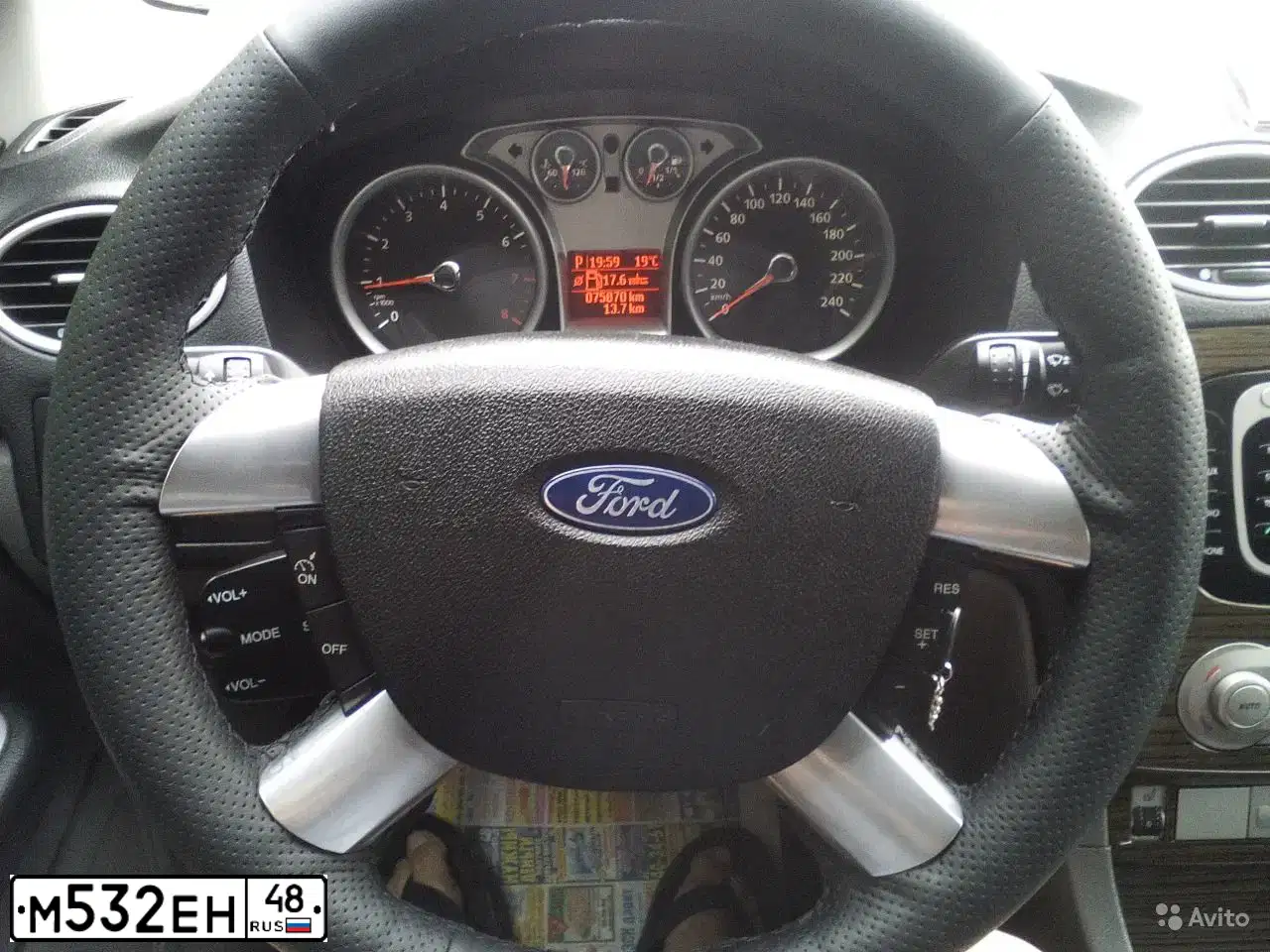 Фото автомобиля FORD FOCUS, 2008 — госномер У236НТ761. Цвет: ТЕМНО-СЕРЫЙ