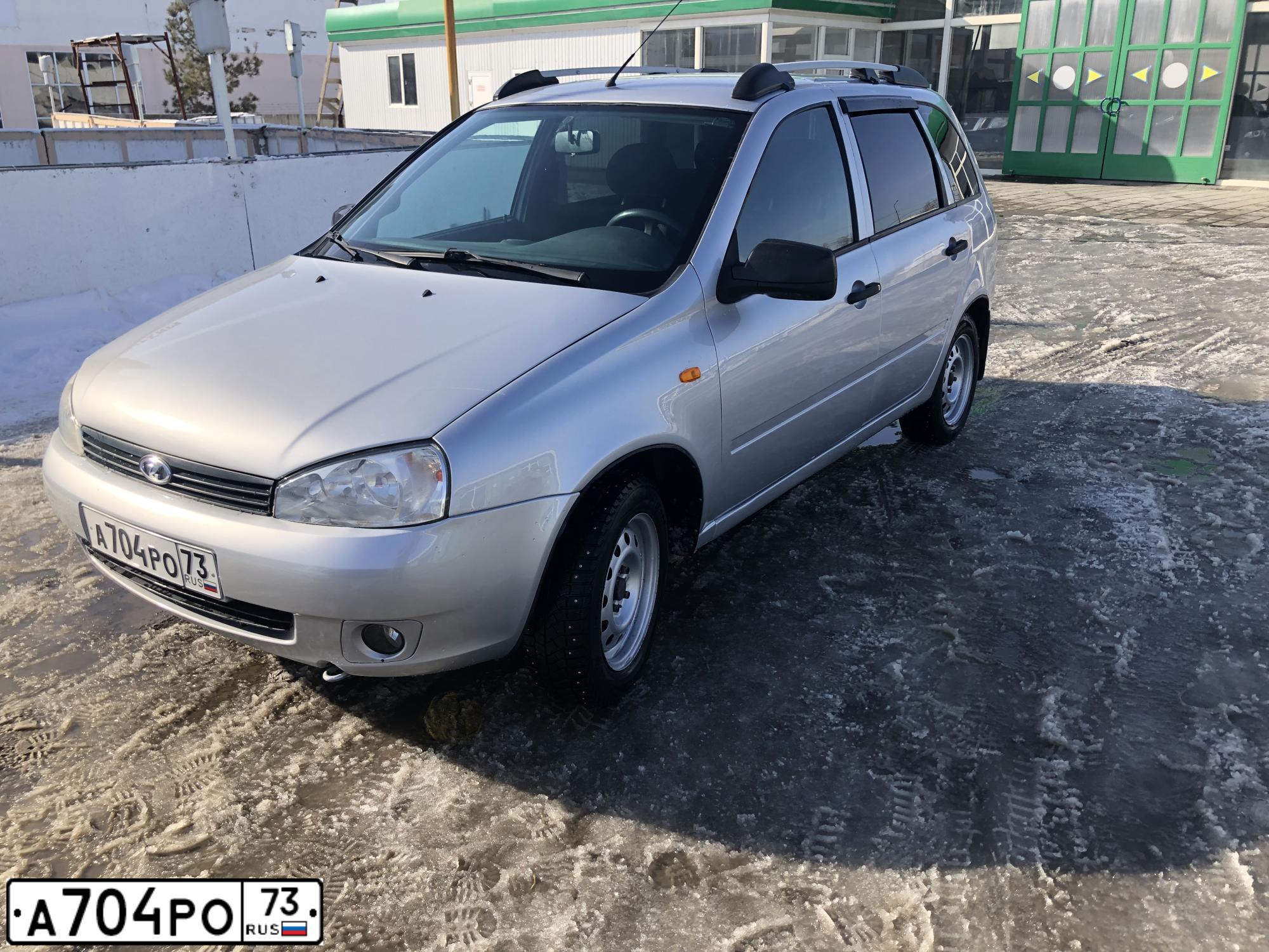 Фото автомобиля LADA 1117 KALINA, 2012 — госномер М367ЕК164. Цвет: Серебристый