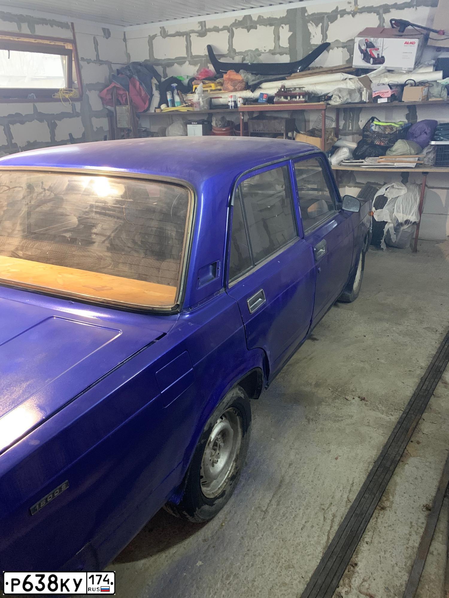 Фото автомобиля LADA 2105, 2005 — госномер Н570СН82. Цвет: синий