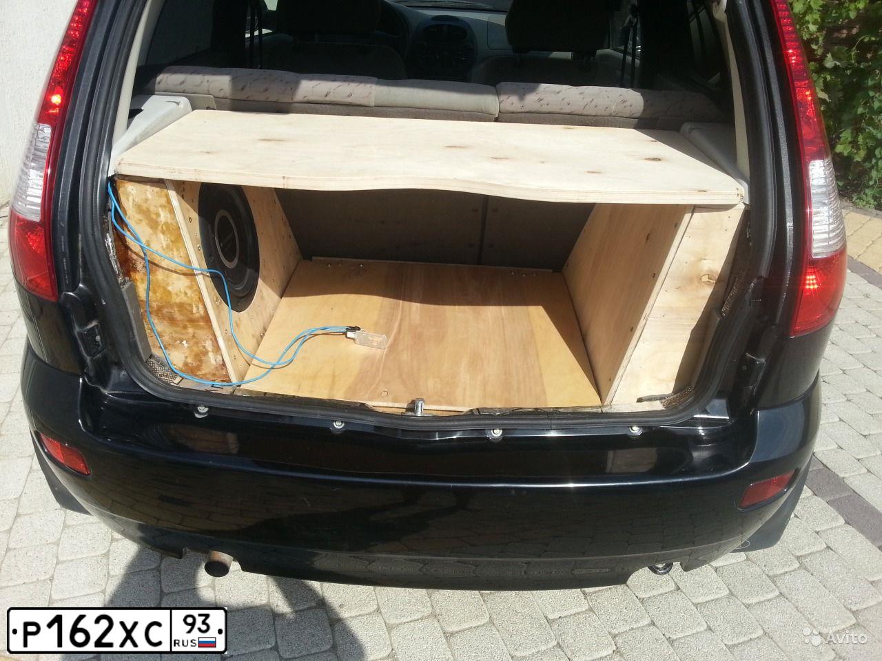 Фото автомобиля LADA 1119 KALINA, 2009 — госномер Р162ХС93. Цвет: ЧЕРНЫЙ