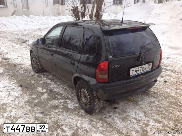 Фото автомобиля OPEL ОПЕЛЬ КОРСА, 1994 — госномер В786ВН50. Цвет: ЧЕРНЫЙ