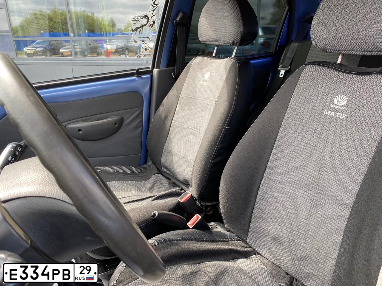 Фото автомобиля DAEWOO MATIZ, 2007 — госномер Р399МР198. Цвет: синий