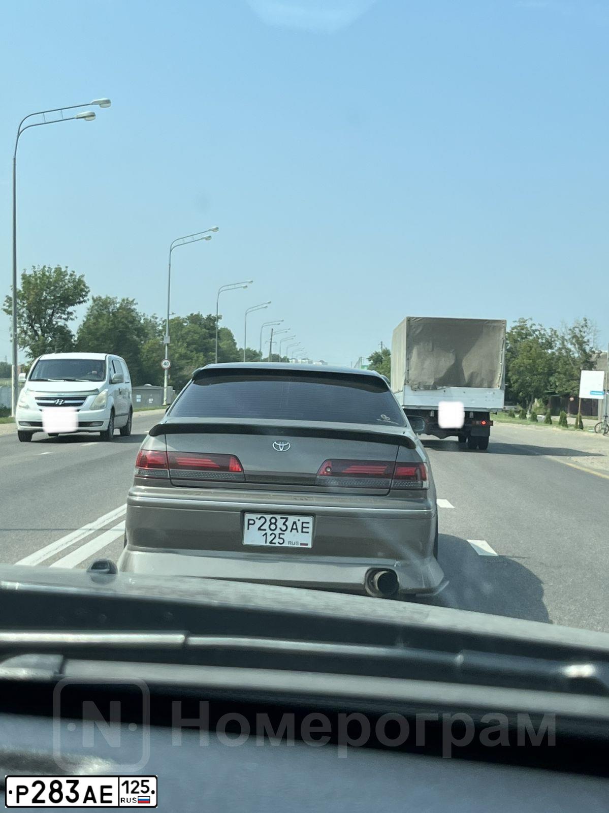 Фото автомобиля TOYOTA MARK II, 1991 — госномер Р283АЕ125