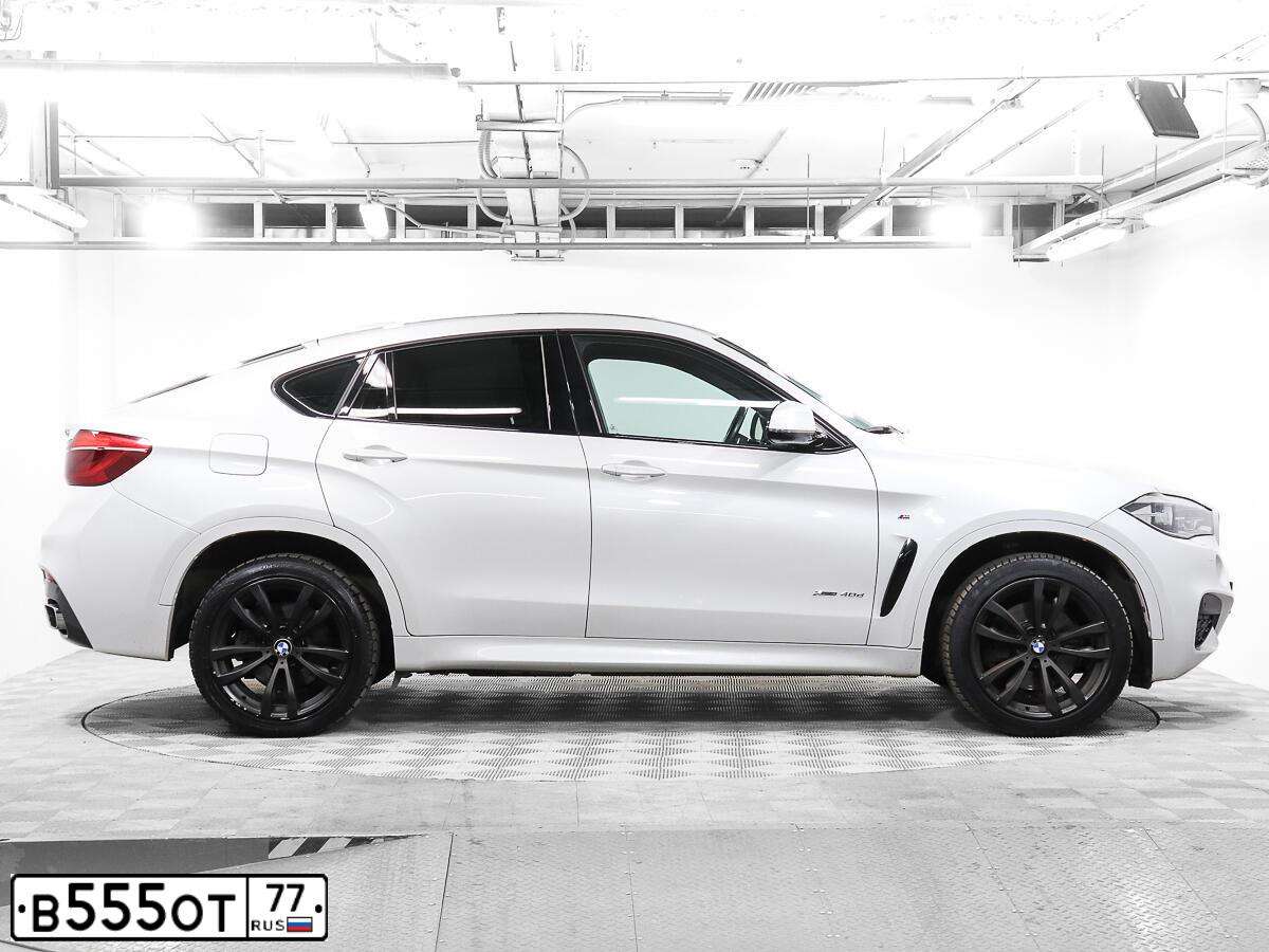 Фото автомобиля BMW X6, 2017 — госномер Е181РС797. Цвет: БЕЛЫЙ МЕТАЛЛИК