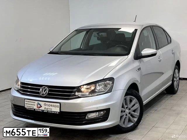 Фото автомобиля VOLKSWAGEN POLO, 2019 — госномер О072ОР159. Цвет: СЕРЕБРИСТЫЙ