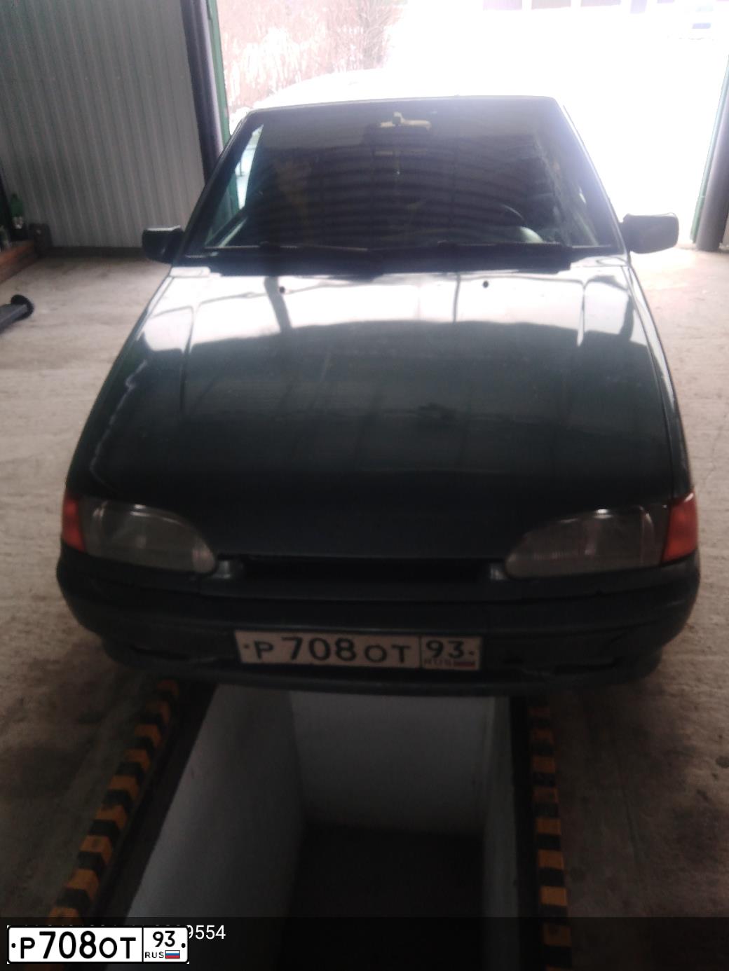 Фото автомобиля LADA 2114 SAMARA, 2006 — госномер Р708ОТ93. Цвет: СЕРО-СИНЕ-ЗЕЛЕНЫЙ