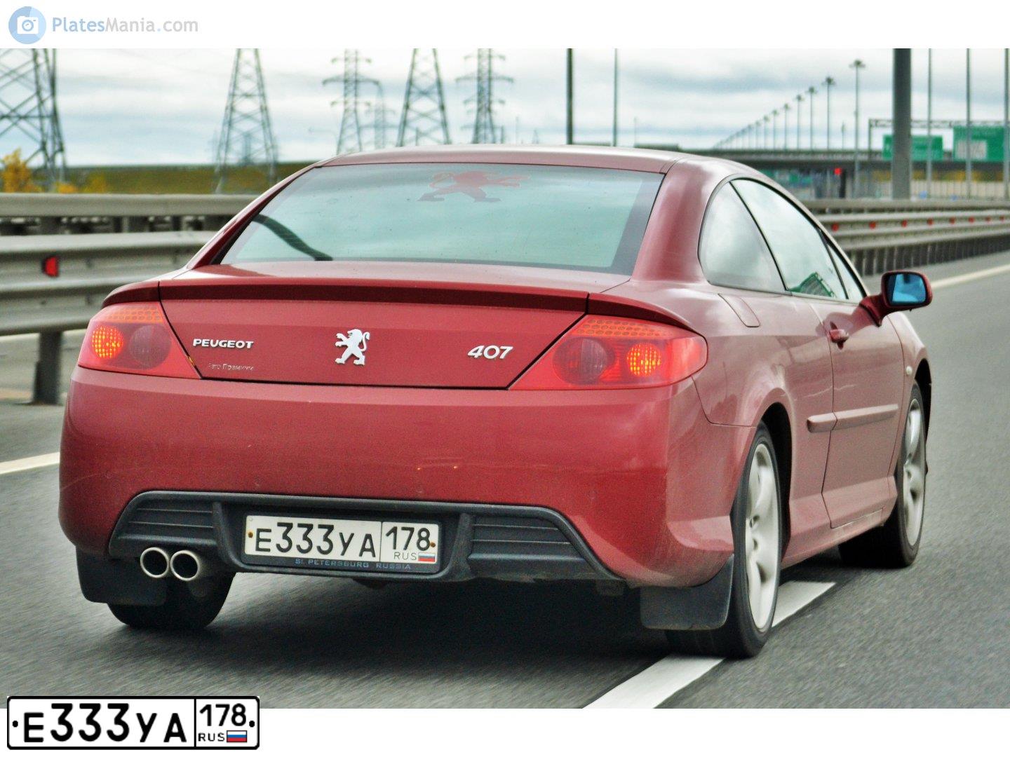 Фото автомобиля AUDI A3, 2011 — госномер Е333УА178. Цвет: ЧЕРНЫЙ