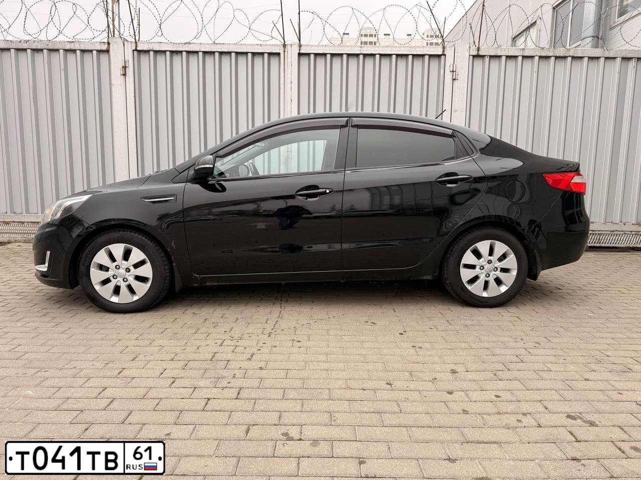 Фото автомобиля TAGAZ ACCENT, 2008 — госномер Т041ТВ61. Цвет: ЧЕРНЫЙ