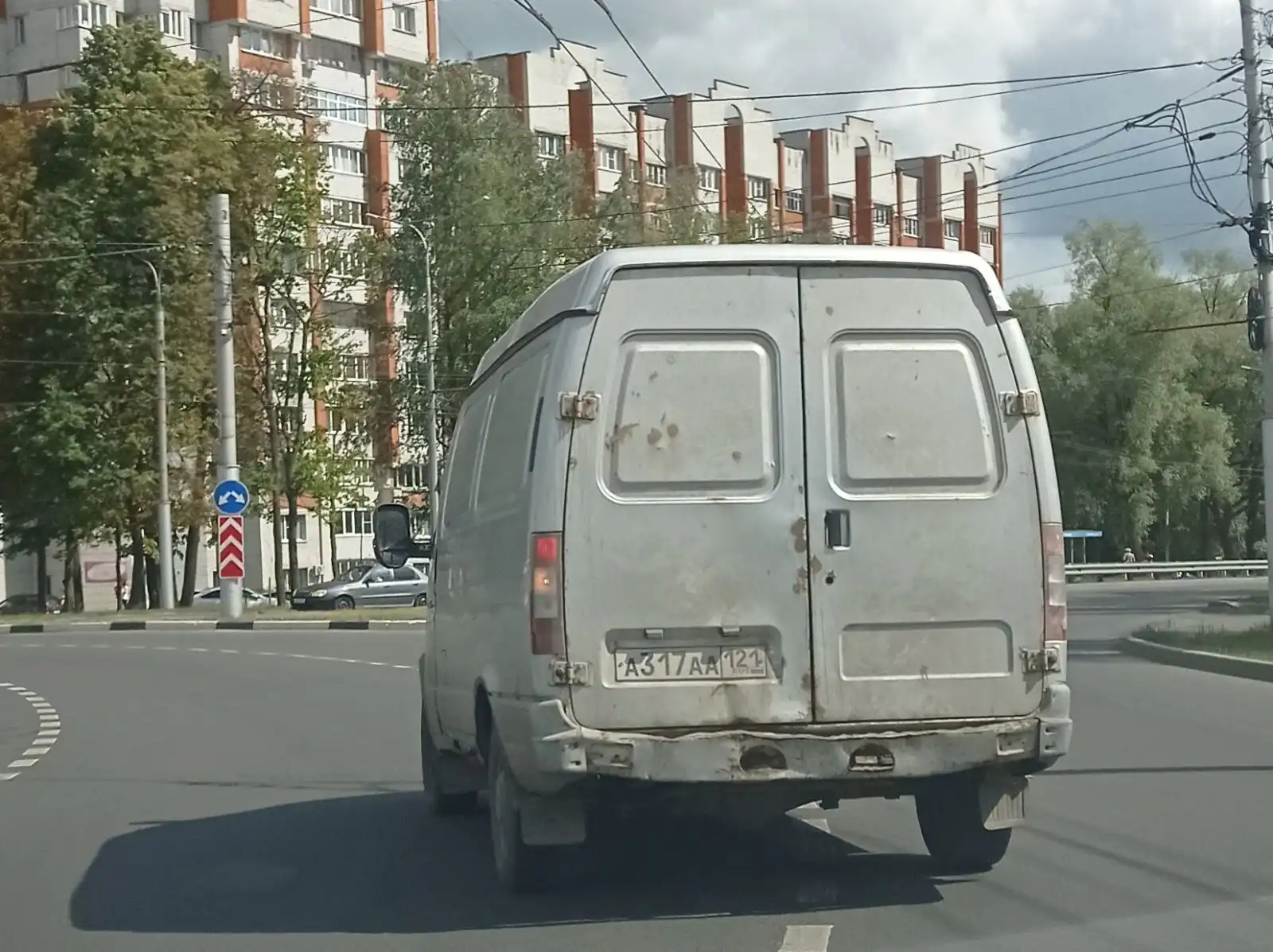 Фото автомобиля TOYOTA COROLLA, 2007 — госномер А317АА21. Цвет: Серебристый
