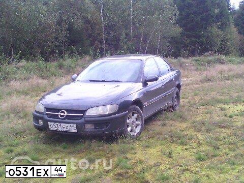 Фото автомобиля OPEL OMEGA, 1996 — госномер О531ЕХ44. Цвет: ЧЕРНЫЙ