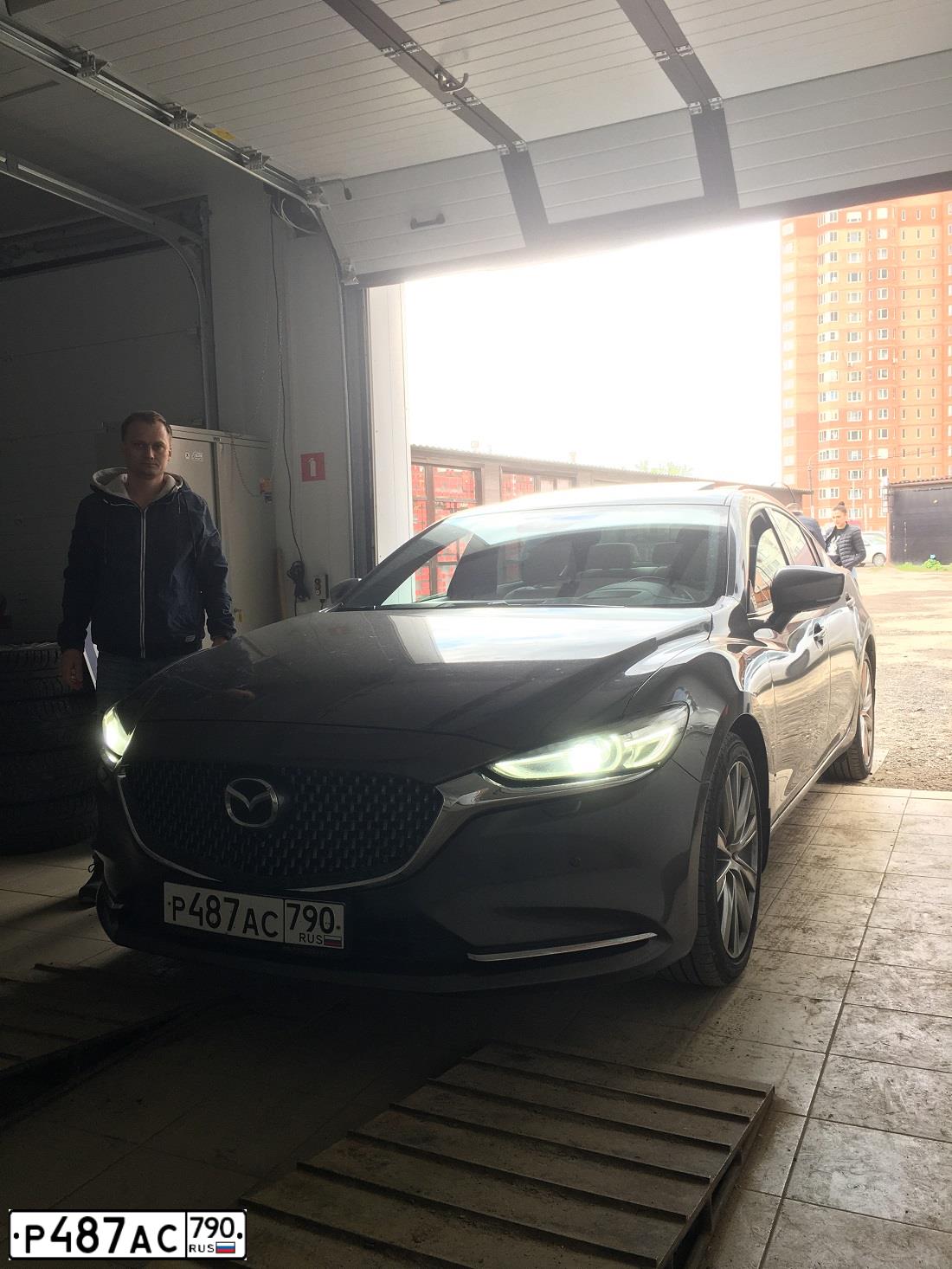 Фото автомобиля MAZDA 6, 2020 — госномер А630УН01. Цвет: Коричневый