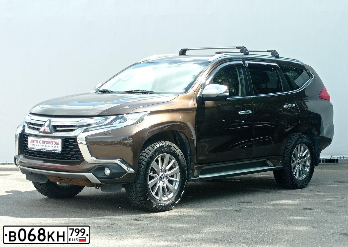 Фото автомобиля MITSUBISHI PAJERO, 2018 — госномер К949УО790