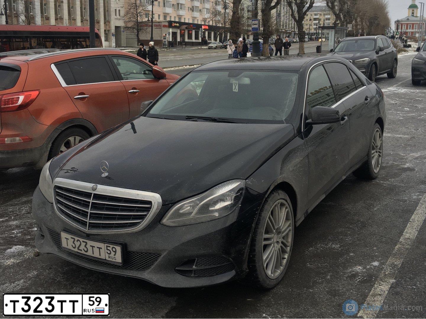 Фото автомобиля GAZ 3307, 1992 — госномер Т323ТТ59. Цвет: голубой