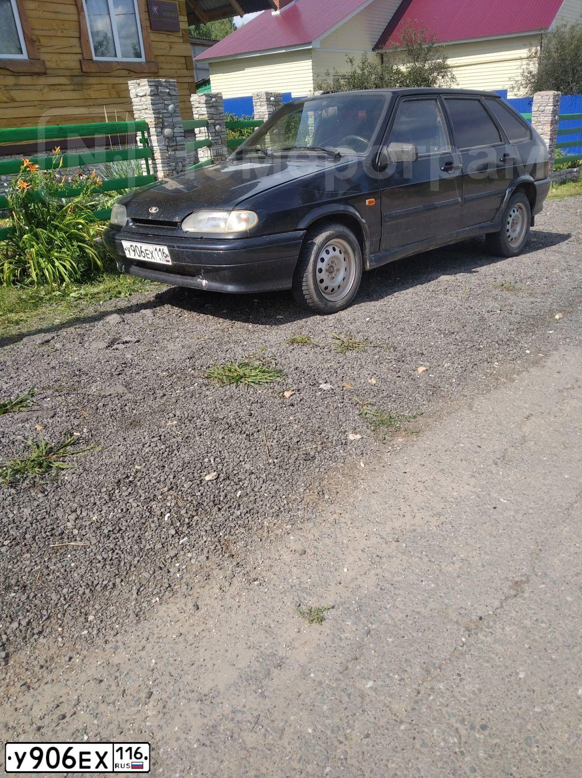 Фото автомобиля LADA 2114 SAMARA, 2011 — госномер У906ЕХ116. Цвет: СИНЕ-ЧЕРНЫЙ