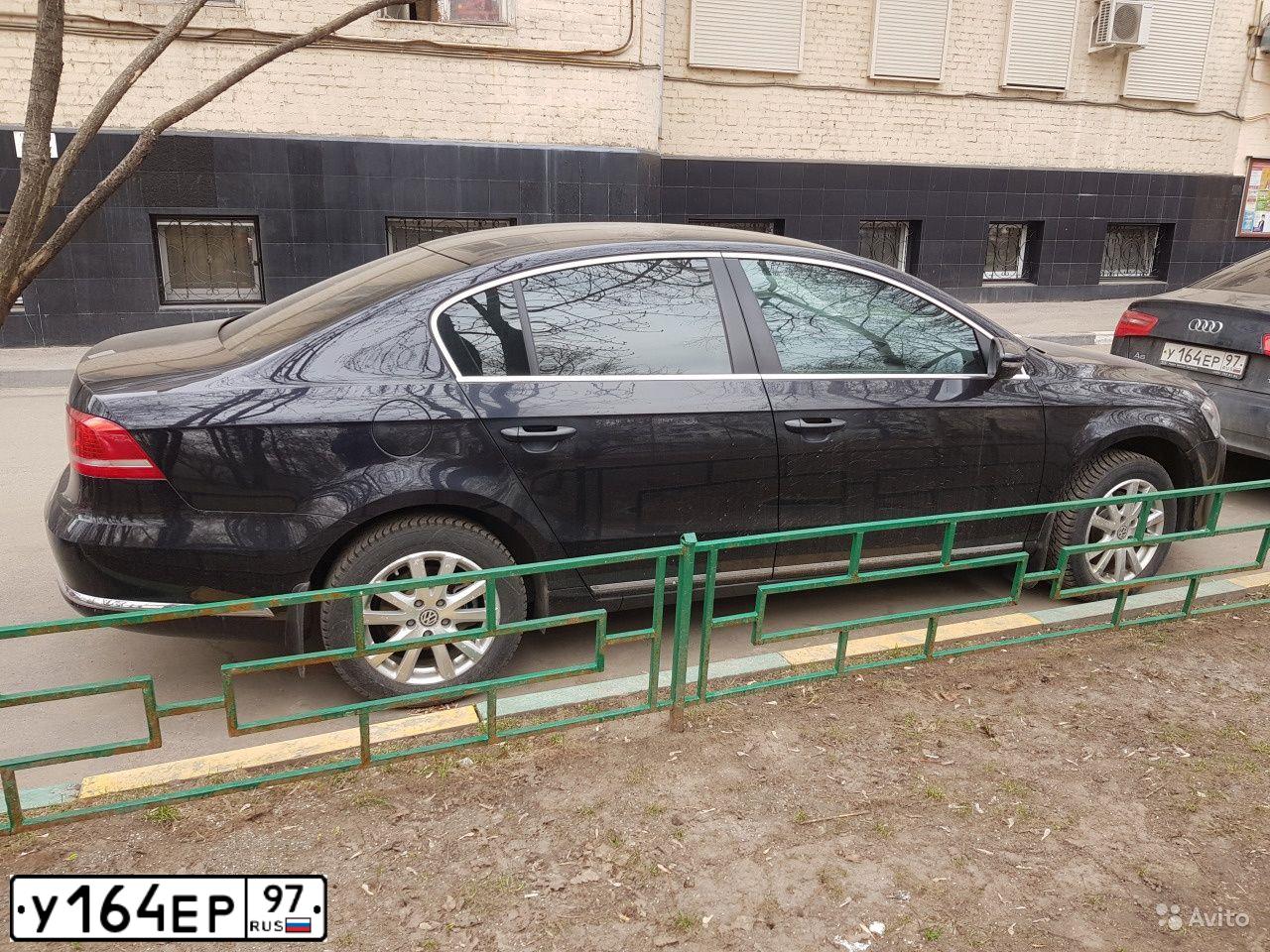 Фото автомобиля AUDI A6, 2012 — госномер У164ЕР97. Цвет: ЧЕРНЫЙ