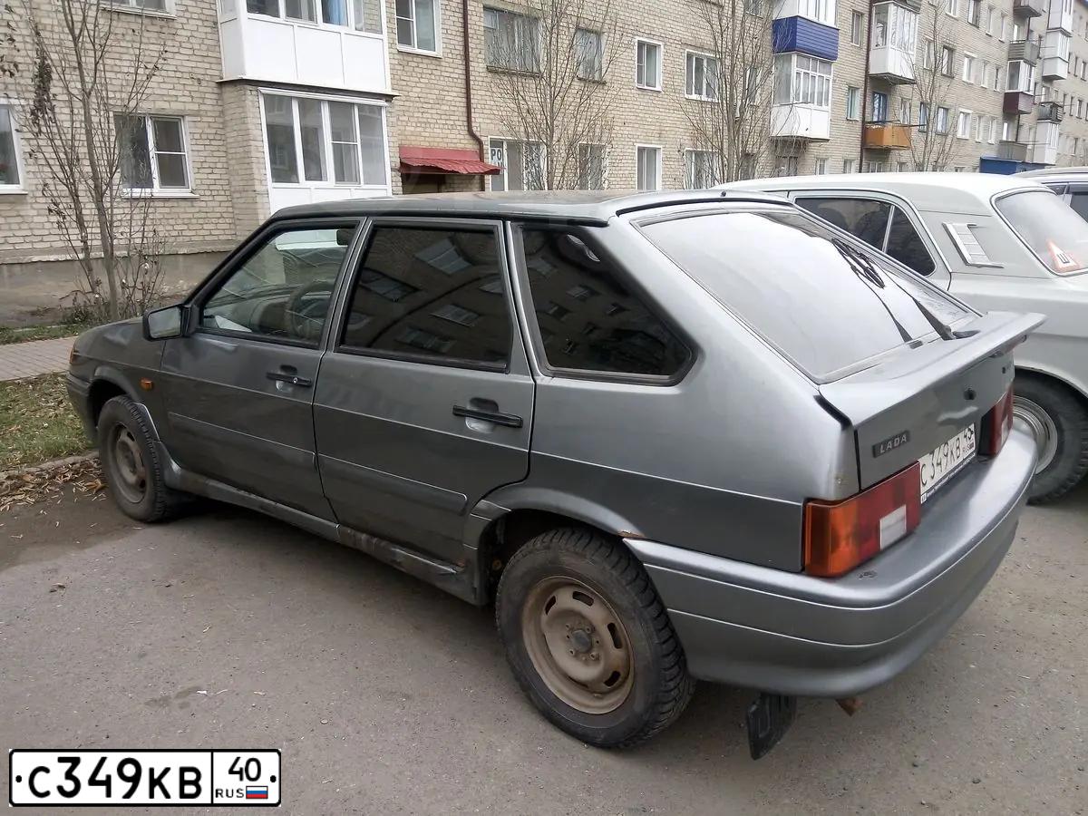 Фото автомобиля RENAULT LOGAN, 2011 — госномер О008НТ40. Цвет: синий
