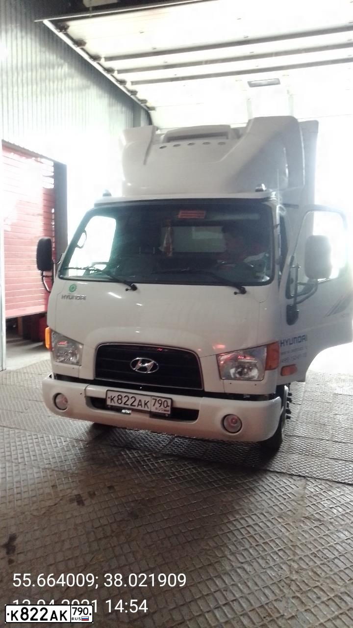 Фото автомобиля HYUNDAI MIGHTY, 2020 — госномер М996ТО69. Цвет: Белый