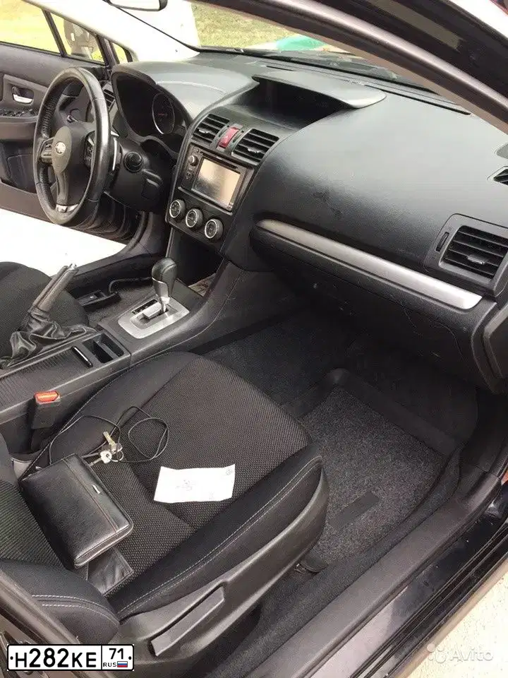 Фото автомобиля SUBARU IMPREZA, 2012 — госномер Н282КЕ71. Цвет: ЧЕРНЫЙ