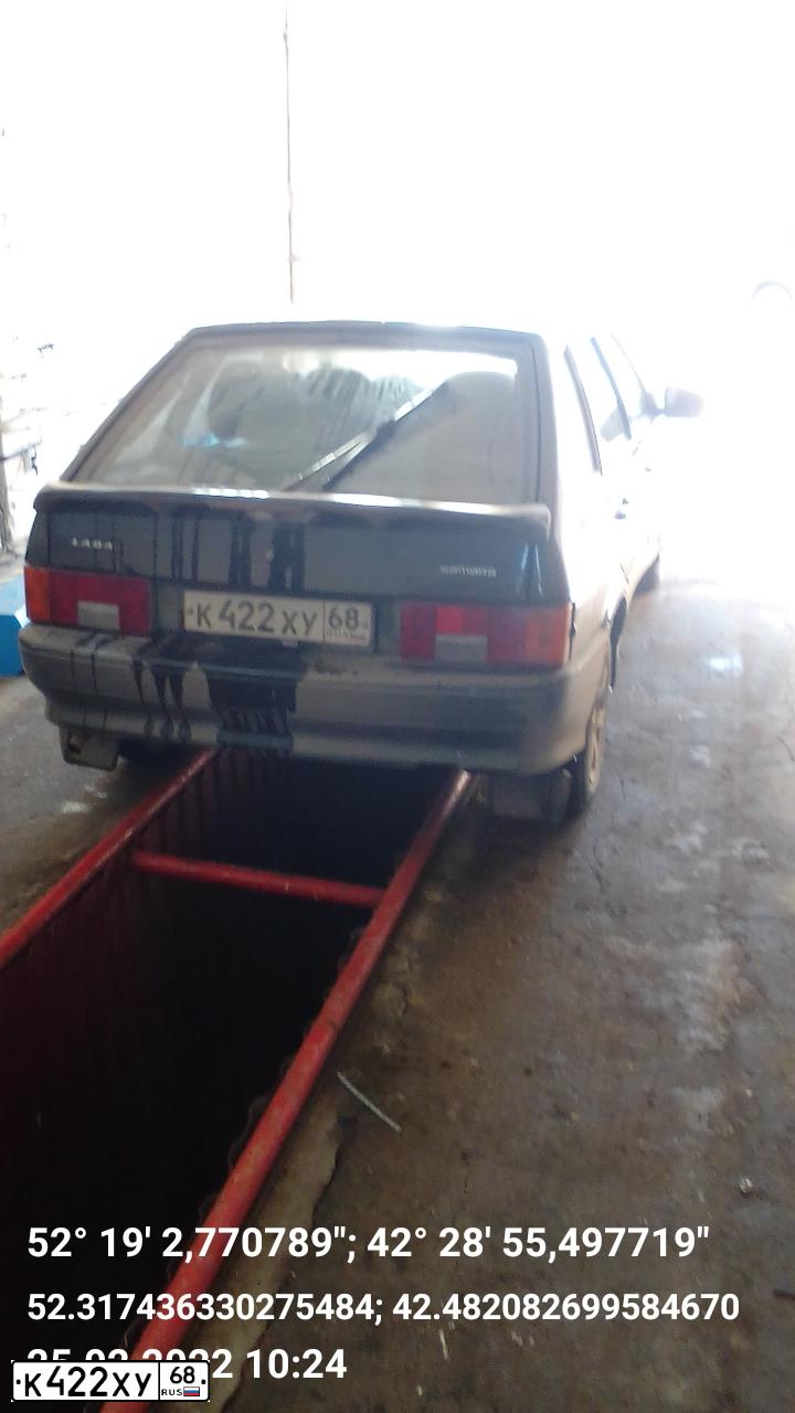 Фото автомобиля LADA 2114 SAMARA, 2006 — госномер О432СН68. Цвет: ГРАФИТОВЫЙ МЕТАЛЛИК