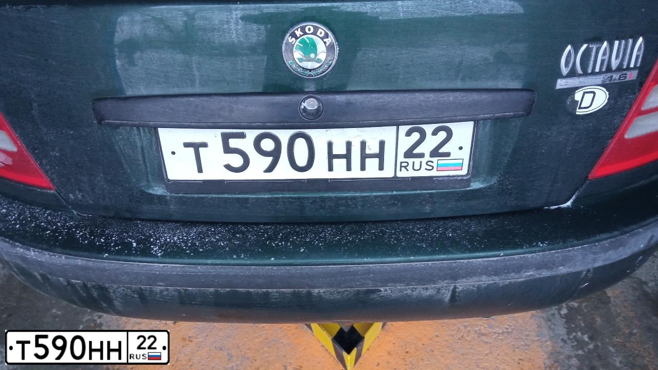 Фото автомобиля SKODA Octavia, 2000 — госномер Т590НН22