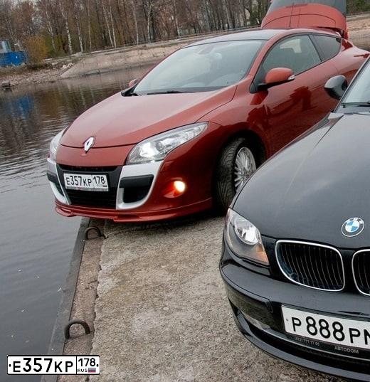 Фото автомобиля RENAULT MEGANE, 2010 — госномер Е357КР178