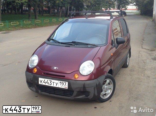 Фото автомобиля DAEWOO MATIZ, 2007 — госномер В413АС92. Цвет: Красный