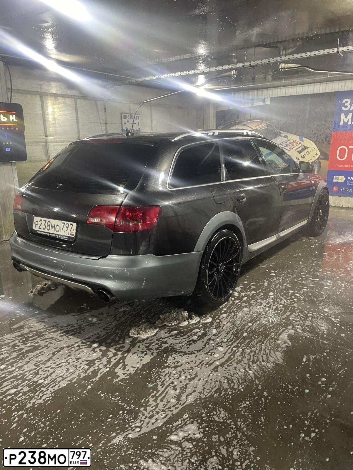 Фото автомобиля AUDI A6, 2006 — госномер Р238МО797. Цвет: ТЕМНО-СЕРЫЙ
