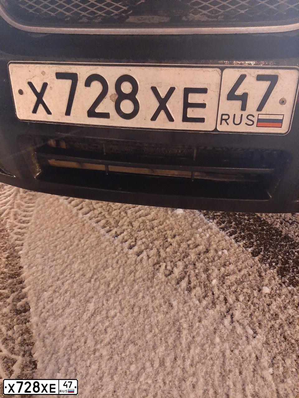 Фото автомобиля CHEVROLET AVEO, 2009 — госномер Х728ХЕ47. Цвет: ЧЕРНЫЙ