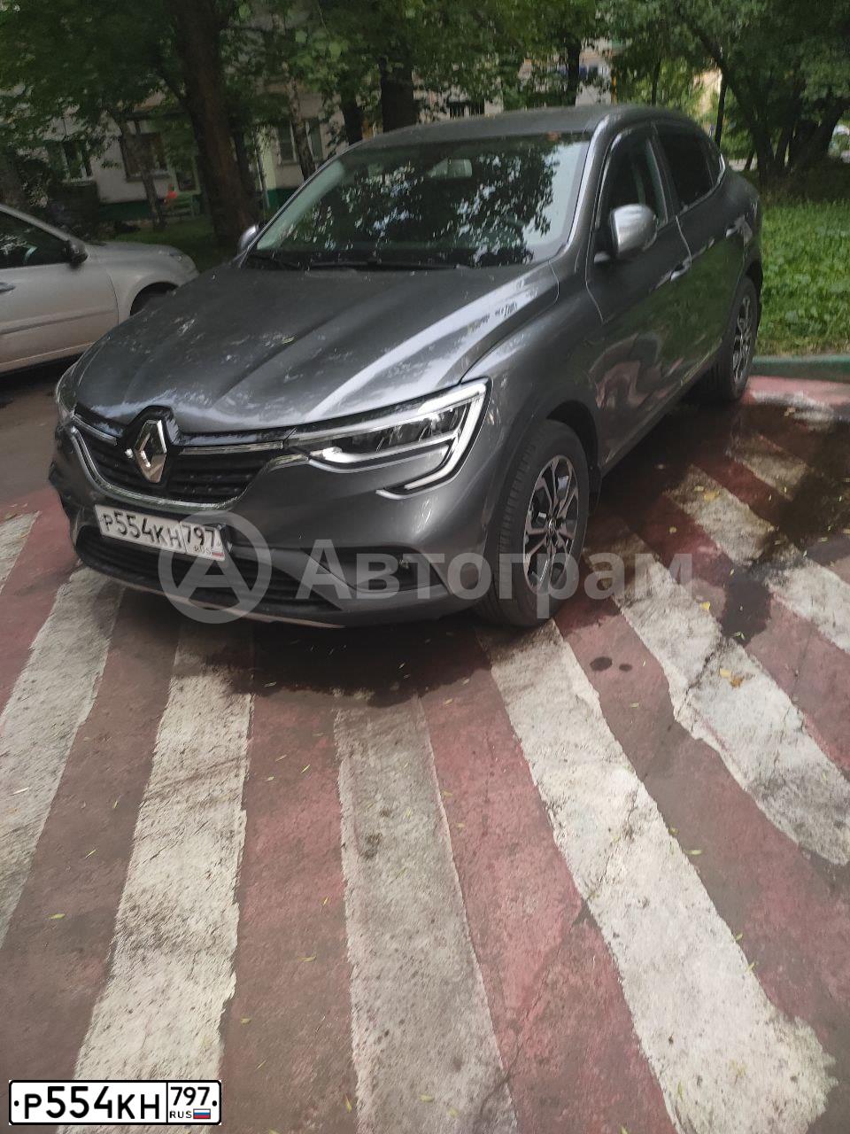 Фото автомобиля RENAULT ARKANA, 2021 — госномер М247ХУ702. Цвет: СЕРЫЙ
