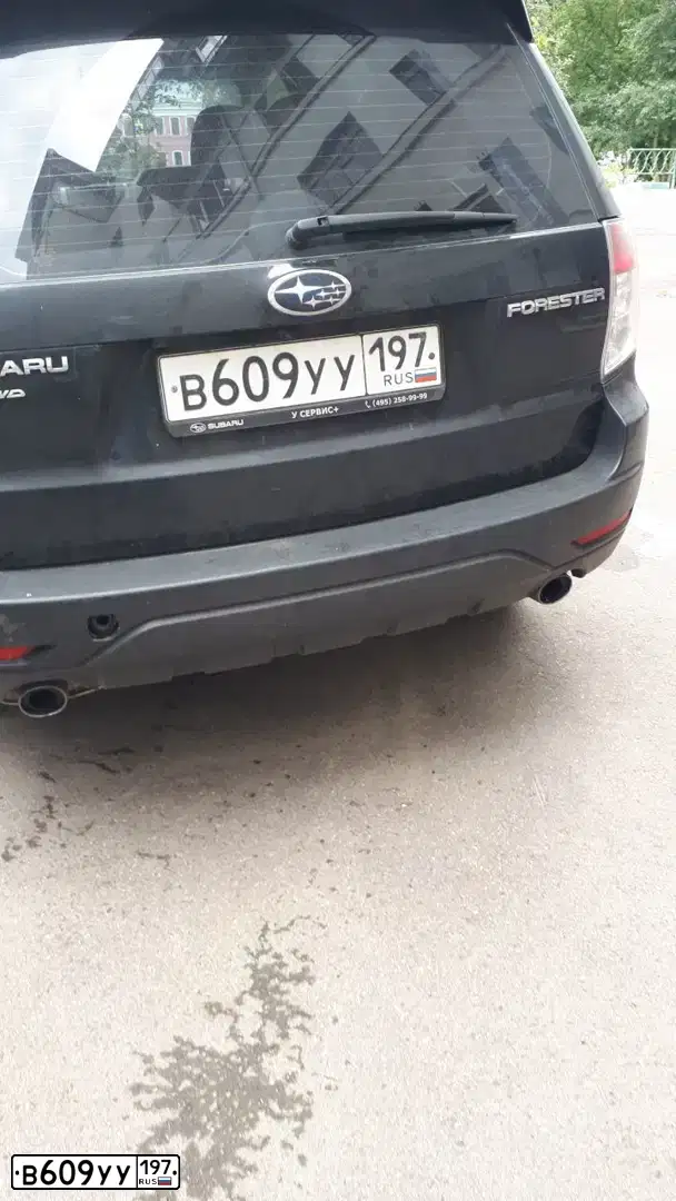Фото автомобиля SUBARU FORESTER, 2011 — госномер А602РС797. Цвет: ЧЕРНЫЙ