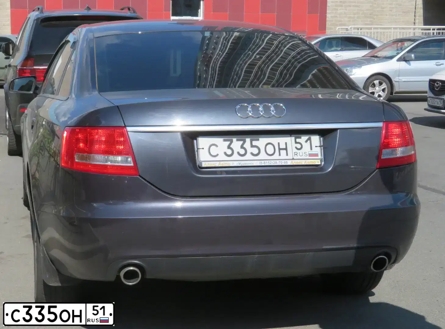 Фото автомобиля AUDI A6, 2007 — госномер С521ВА181. Цвет: СЕРЫЙ