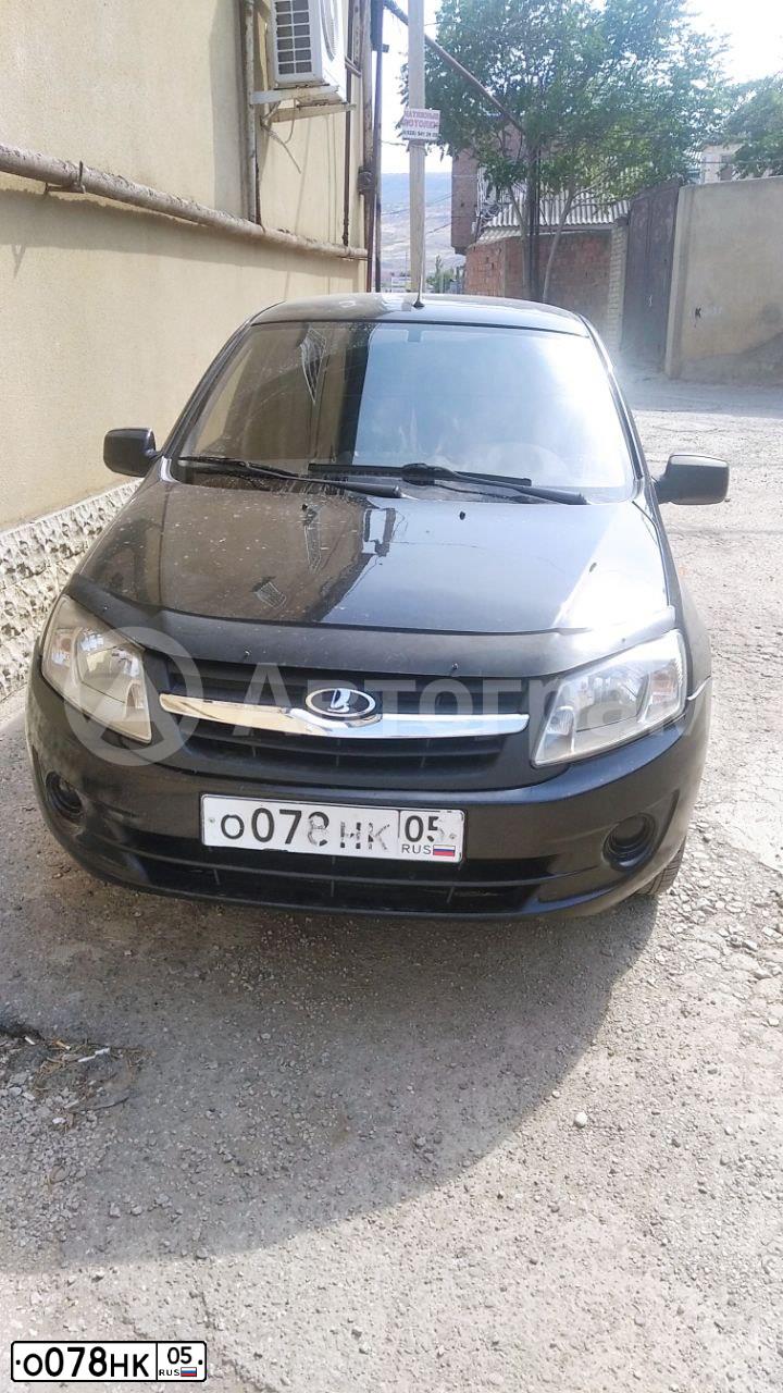 Фото автомобиля LADA 2190 GRANTA, 2012 — госномер Н795УМ37. Цвет: серебристо-коричневый