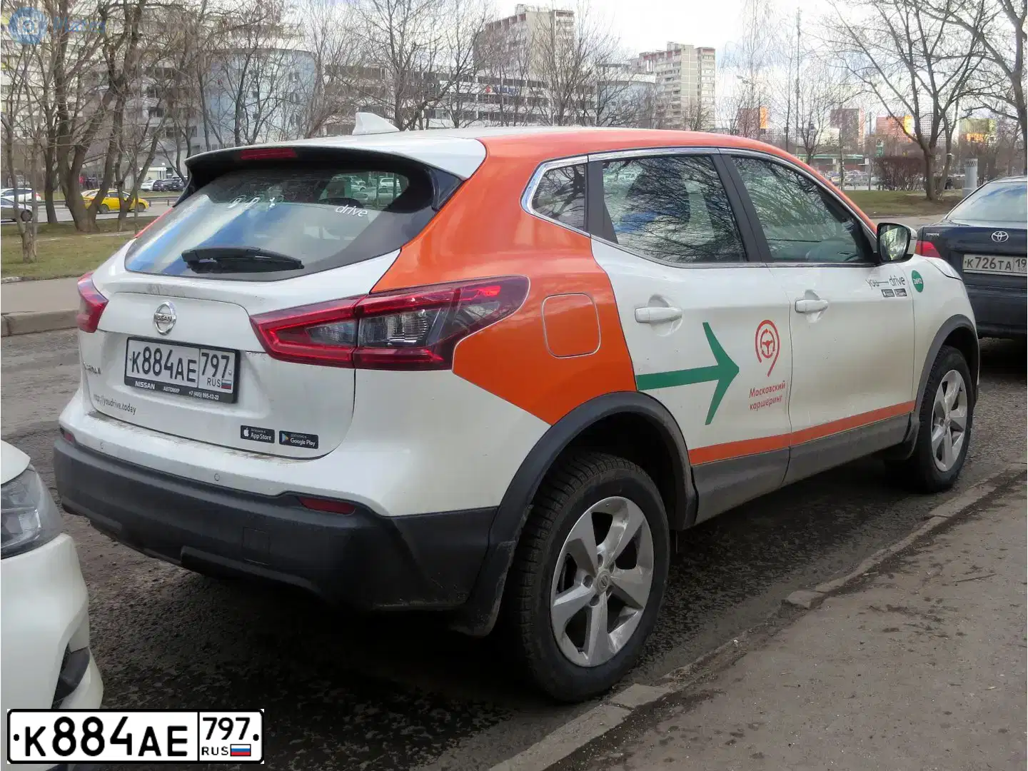 Фото автомобиля NISSAN QASHQAI, 2019 — госномер Р585КС154