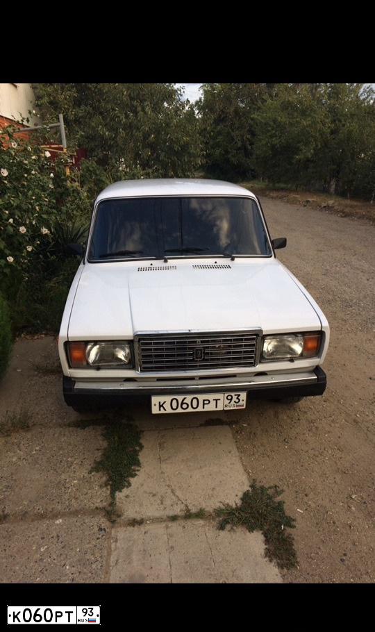 Фото автомобиля LADA 1119 KALINA, 2007 — госномер В055КС01. Цвет: Серебристый