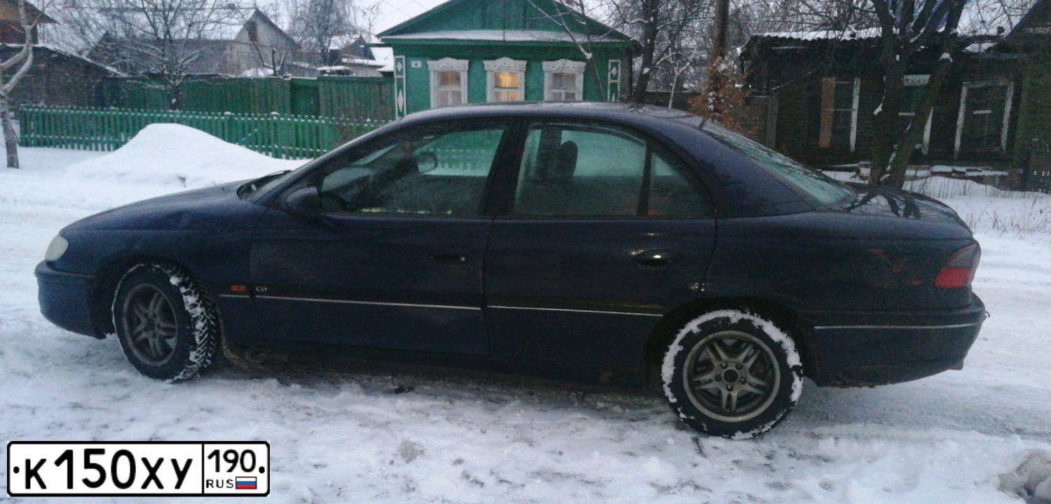 Фото автомобиля OPEL OMEGA, 1997 — госномер М762ХА197. Цвет: СИНИЙ ТЕМНЫЙ