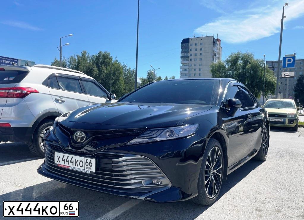 Фото автомобиля TOYOTA RAV4, 2008 — госномер Х444КО66. Цвет: ЧЕРНЫЙ