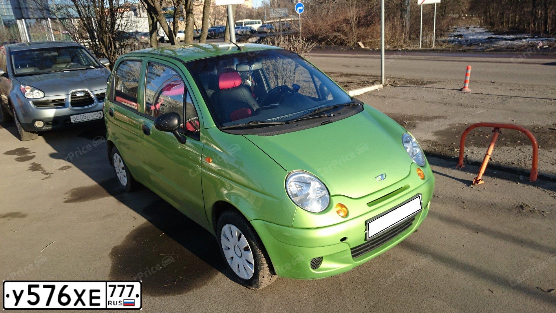 Фото автомобиля DAEWOO MATIZ, 2007 — госномер М452РТ152. Цвет: ЗЕЛЕНЫЙ
