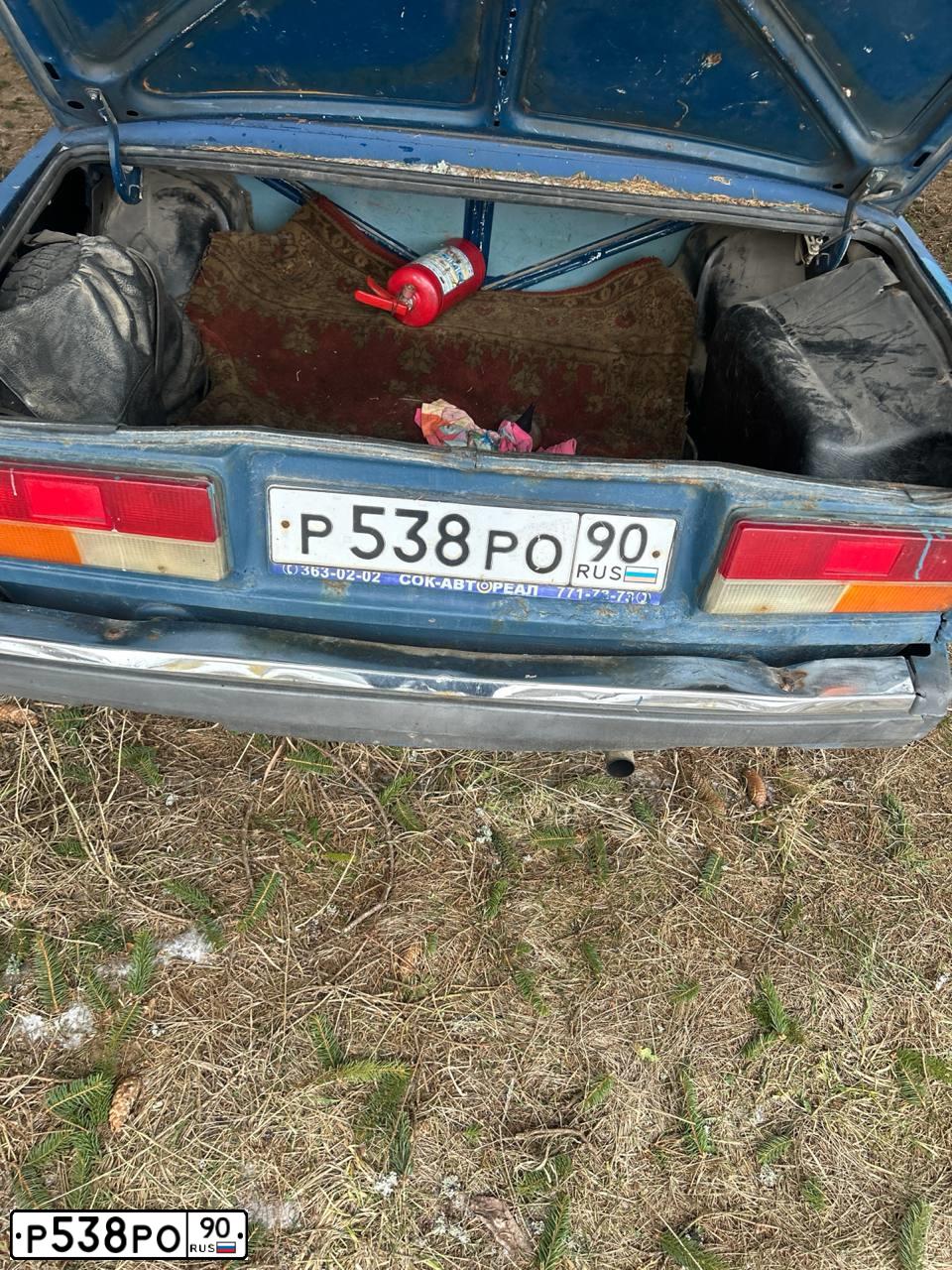 Фото автомобиля LADA 2107, 2004 — госномер Р538РО90. Цвет: ЗЕЛЕНЫЙ СИНИЙ