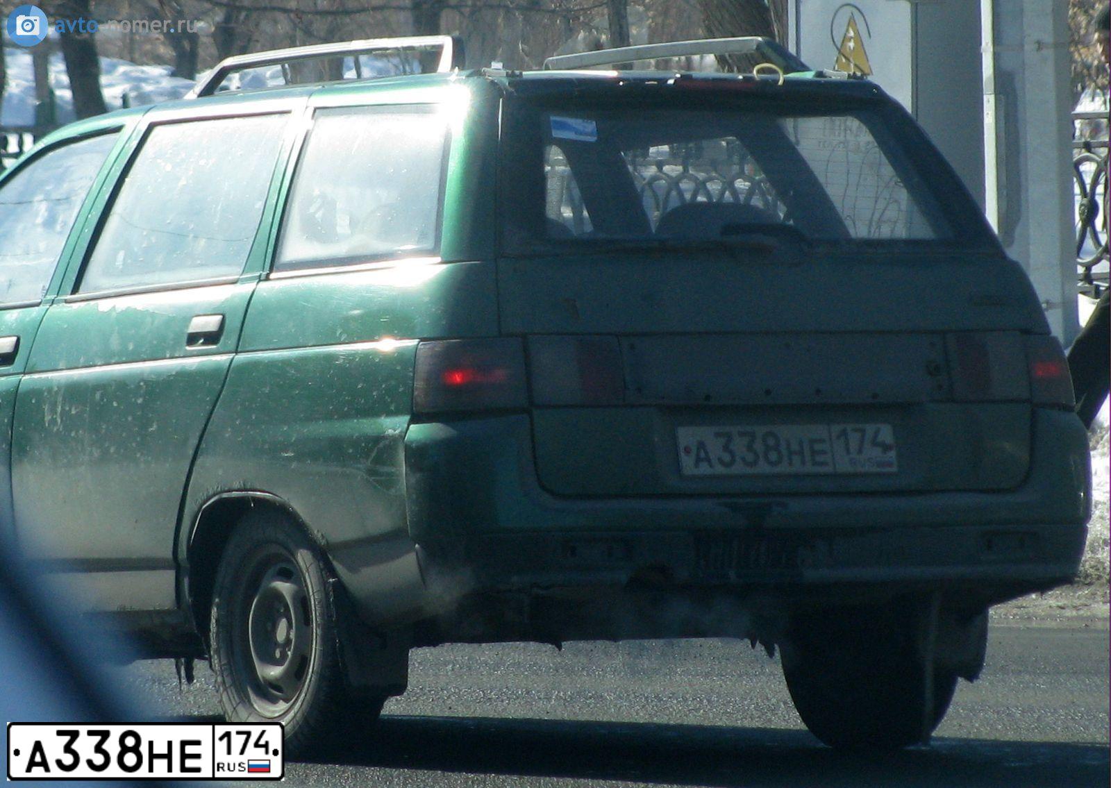 Фото автомобиля LADA 2111, 1999 — госномер Е455ТЕ74. Цвет: ЗЕЛЕНЫЙ