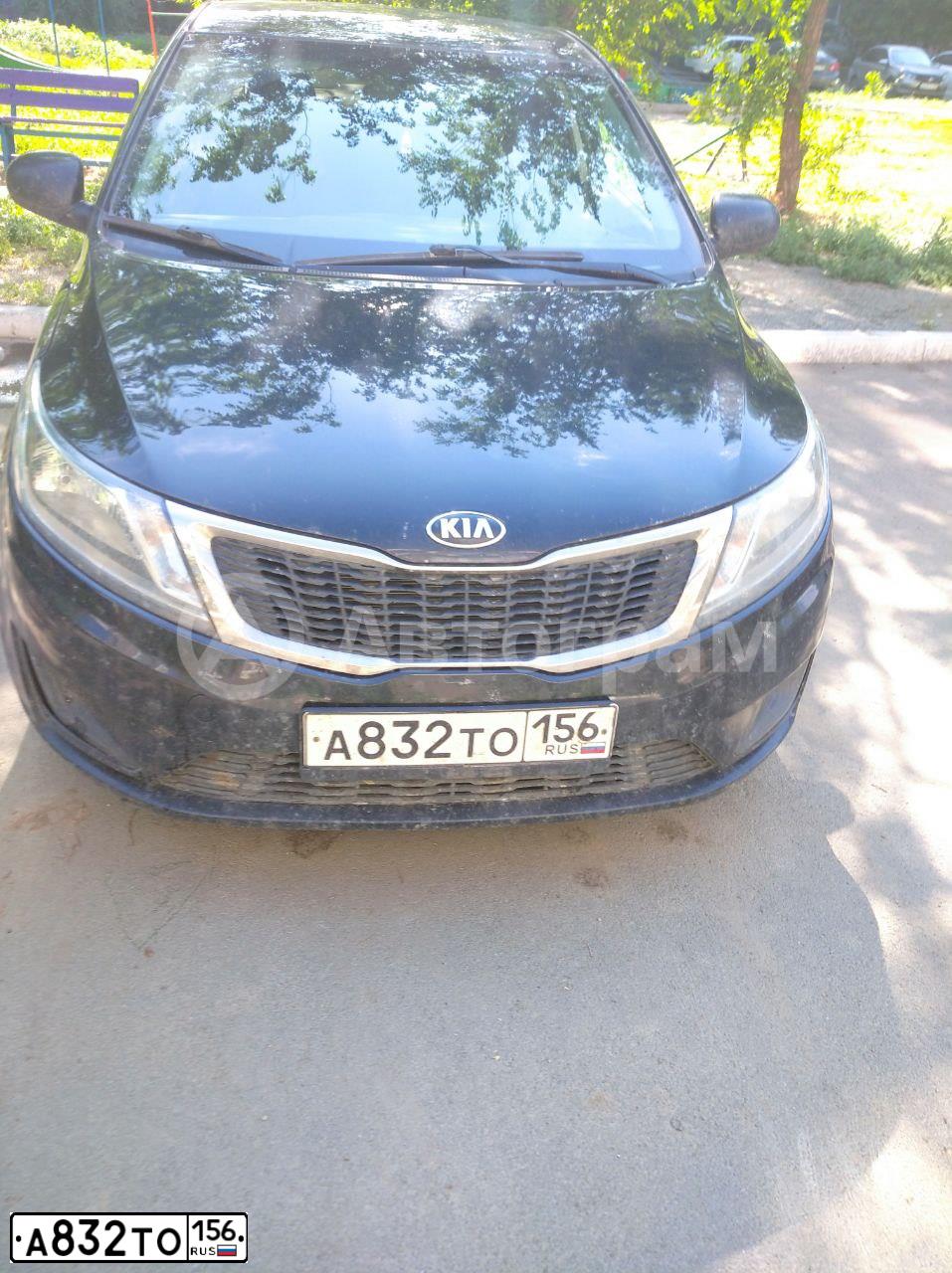 Фото автомобиля KIA RIO, 2015 — госномер С418МК102. Цвет: ЧЕРНЫЙ
