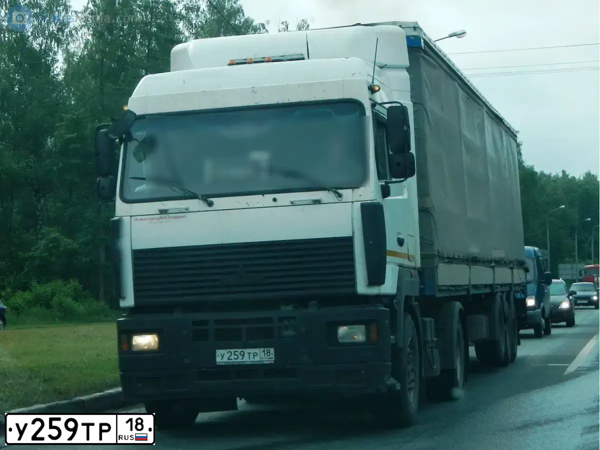 Фото автомобиля MAZ 5440 /4X2/, 2012 — госномер О644ЕХ196. Цвет: Белый