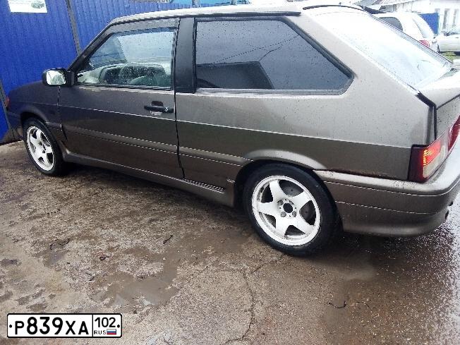 Фото автомобиля LADA 2113 SAMARA, 2008 — госномер Р839ХА102. Цвет: БЕЖЕВО-КОРИЧНЕВЫЙ