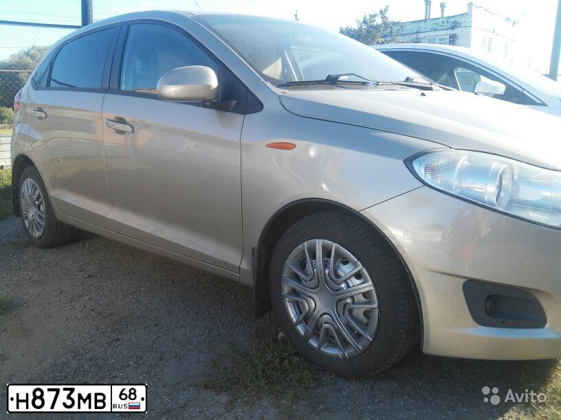 Фото автомобиля CHERY A13, 2011 — госномер Н262НО136. Цвет: ЗОЛОТИСТЫЙ
