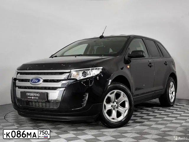 Фото автомобиля FORD EDGE, 2014 — госномер К086МА750. Цвет: ЧЕРНЫЙ