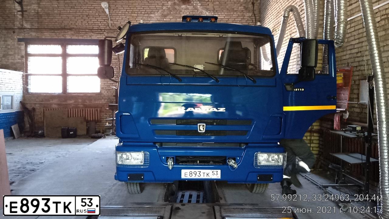 Фото автомобиля KAMAZ 6511, 2020 — госномер Е893ТК53